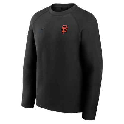 San Francisco Giants Tech Fleece Raglan Sweatshirt - Black | Nike