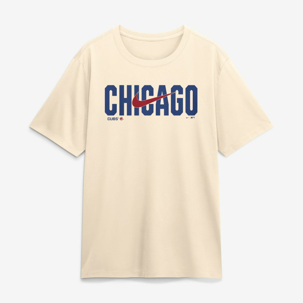 Chicago Cubs Swoosh Legend Dri-FIT T-Shirt - Cream | Nike