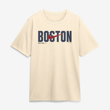 Boston Red Sox Swoosh Legend Dri-FIT T-Shirt - Cream | Nike