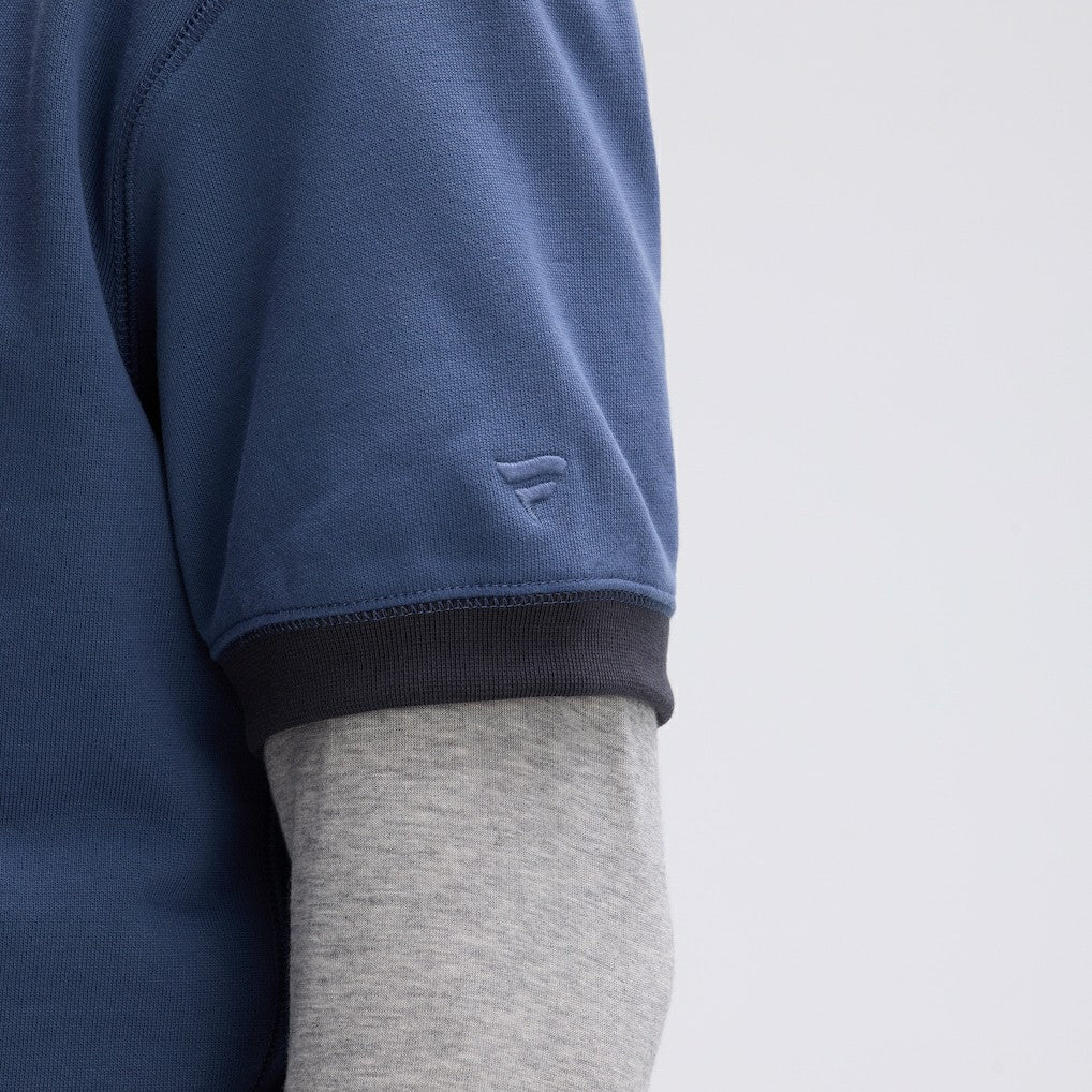 Buffalo Bills IconicFleece Short Sleeve Sweatshirt - Royal outlet