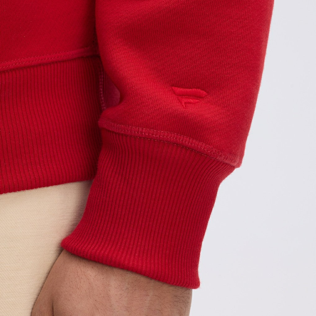 Kansas City Chiefs IconicFleece Flocked Hoodie - Red cheap