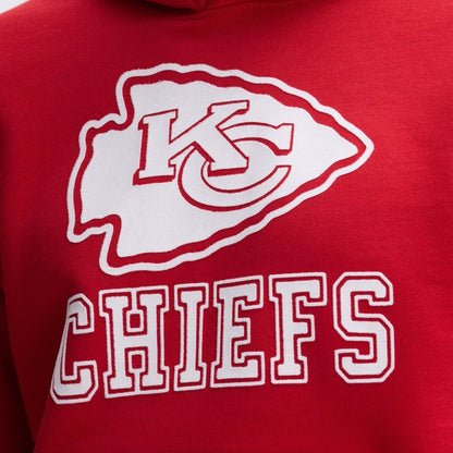 Kansas City Chiefs IconicFleece Flocked Hoodie - Red cheap