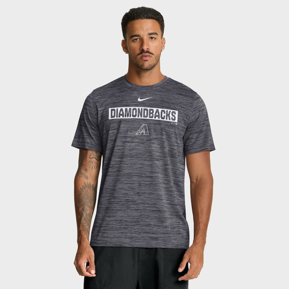Arizona Diamondbacks Velocity Dri-FIT T-Shirt - Black | Nike