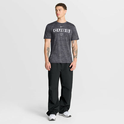 Chicago Cubs Velocity Dri-FIT T-Shirt - Black | Nike