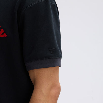 Kansas City Chiefs IconicFleece Short Sleeve Sweatshirt - Black online