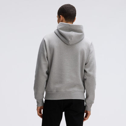 Las Vegas Raiders IconicFleece Flocked Hoodie - Heather Gray sale
