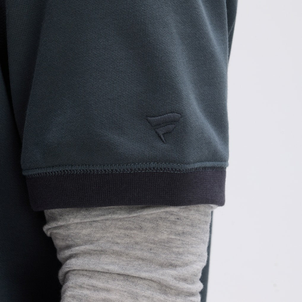 Baltimore Ravens IconicFleece Short Sleeve Sweatshirt - Charcoal outlet