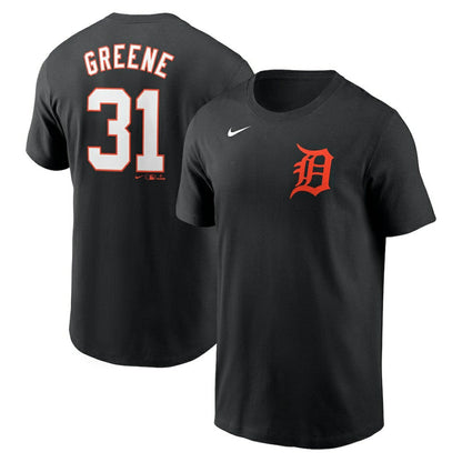 Riley Greene Detroit Tigers Fuse Name & Number T-Shirt - Black | Nike