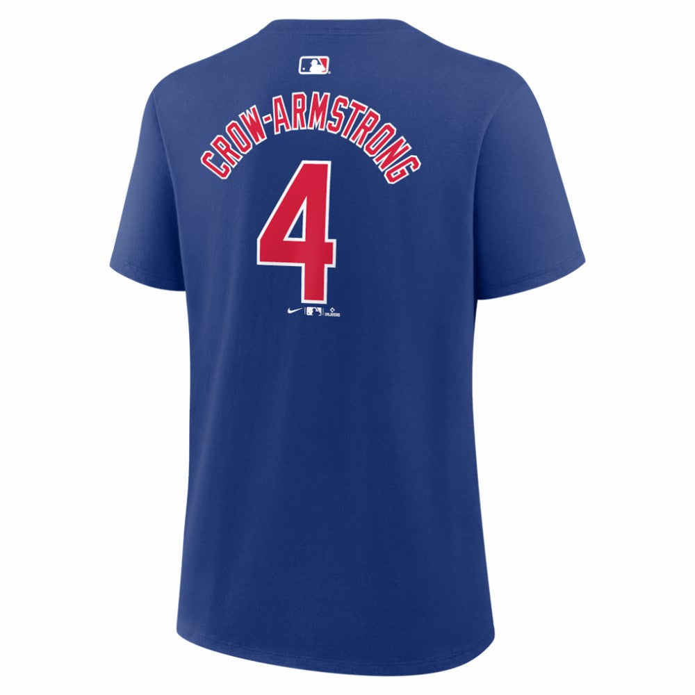 Pete Crow-Armstrong Chicago Cubs Women's Name & Number T-Shirt - Royal | Nike