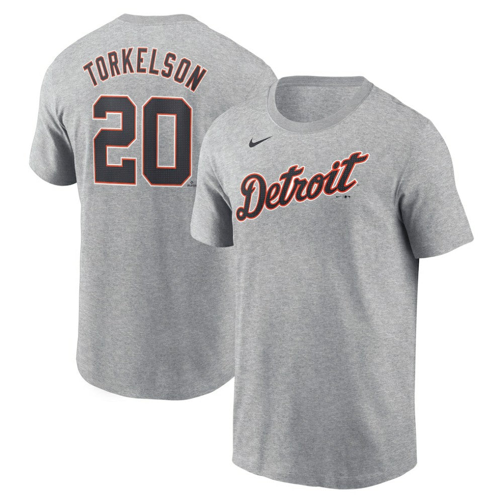 Spencer Torkelson Detroit Tigers Fuse Name & Number T-Shirt - Gray | Nike