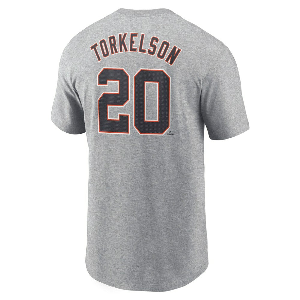 Spencer Torkelson Detroit Tigers Fuse Name & Number T-Shirt - Gray | Nike