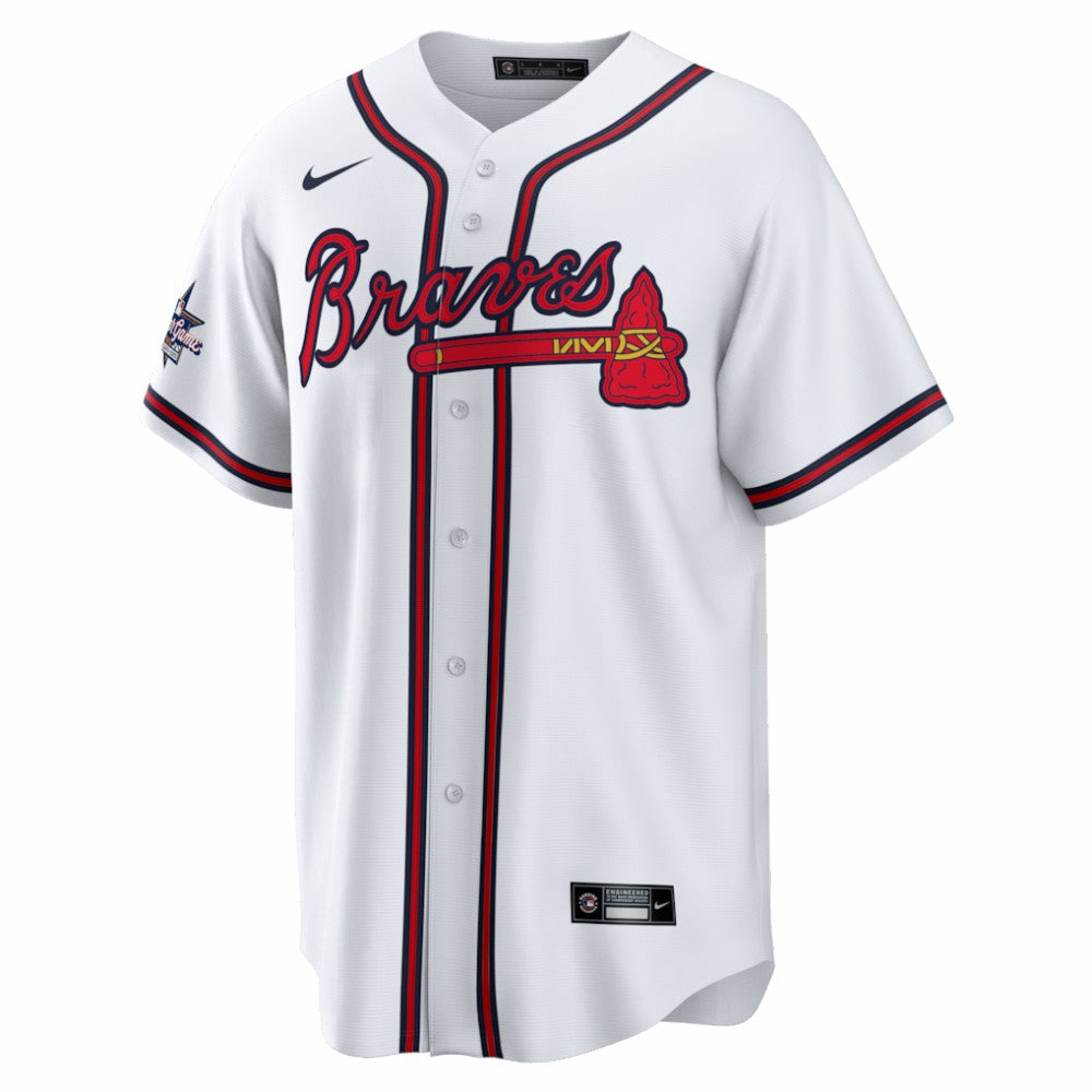 Deion Sanders Atlanta Braves Home Retired Player Replica Jersey - White | Nike