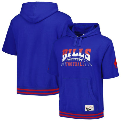 Buffalo Bills Pre-Game Short Sleeve Pullover Hoodie - Royal for sale