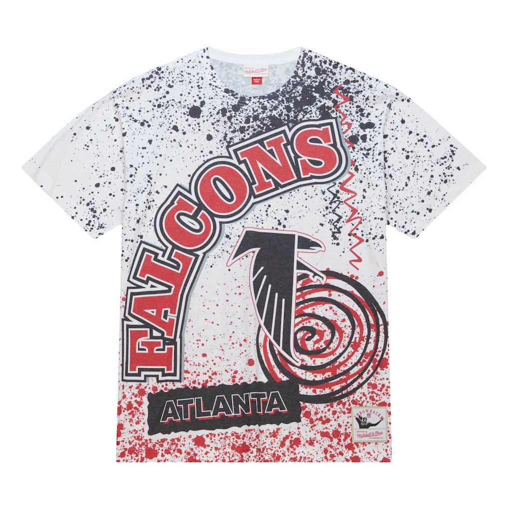 Atlanta Falcons Team Burst Sublimated T-Shirt - White for sale