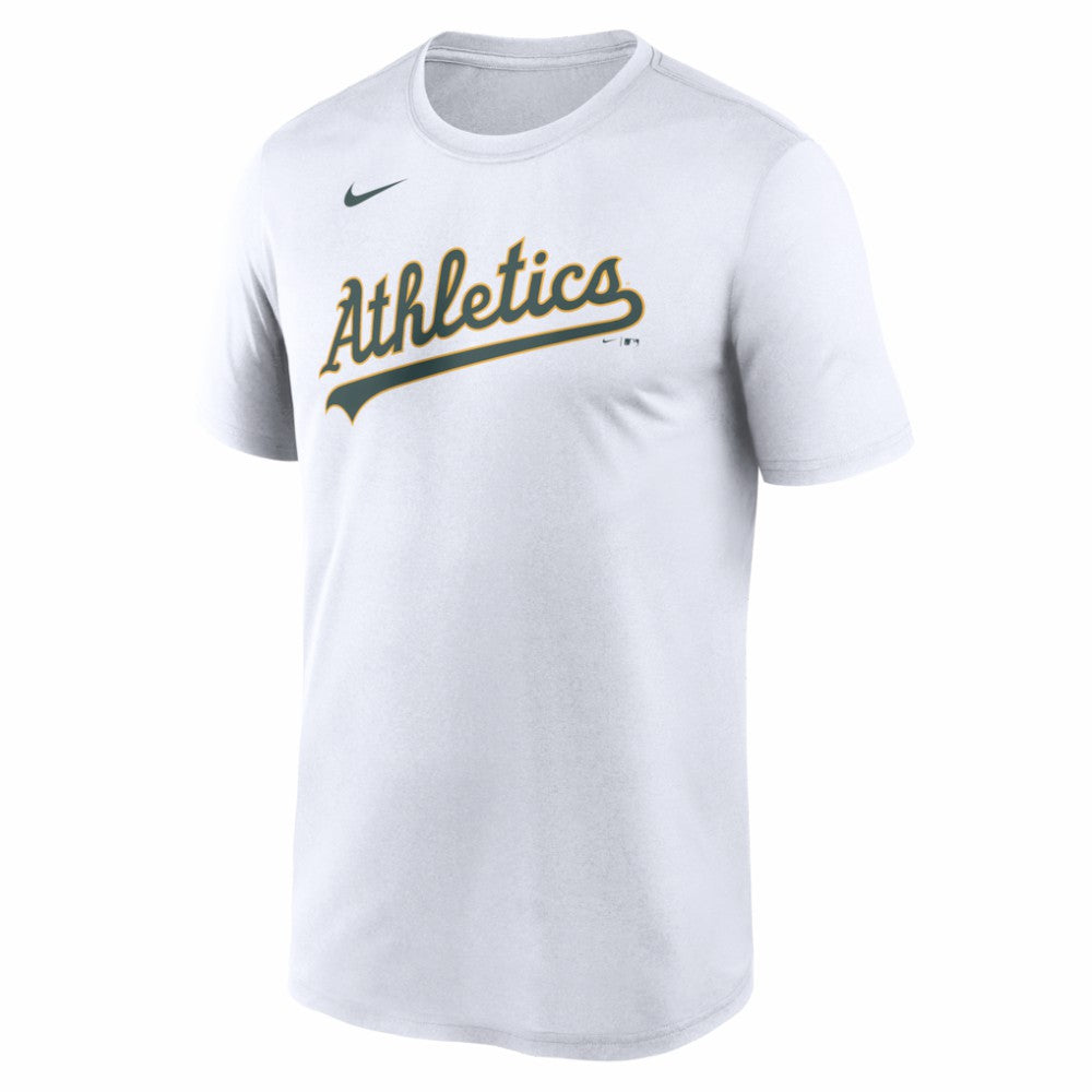Athletics New Legend Wordmark Dri-FIT T-Shirt - White | Nike