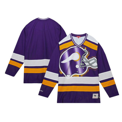 Minnesota Vikings Women's Big Face 7.0 Long Sleeve Jersey T-Shirt - Purple cheap