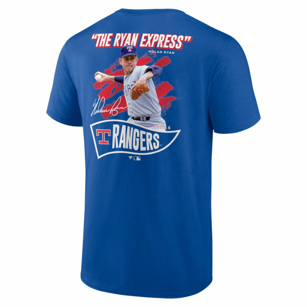 Nolan Ryan Texas Rangers Retired Player Nickname Name & Number T-Shirt - Deep Royal
