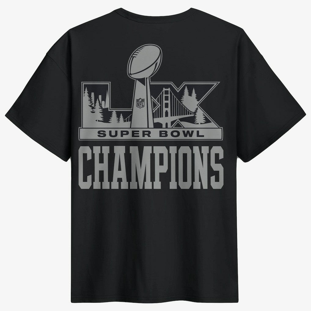 Seattle Seahawks Super Bowl LX Champions Locker Room Trophy Collection Authentic T-Shirt - Black | Nike for sale