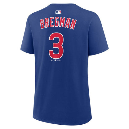 Alex Bregman Chicago Cubs Women's Name & Number T-Shirt - Royal | Nike
