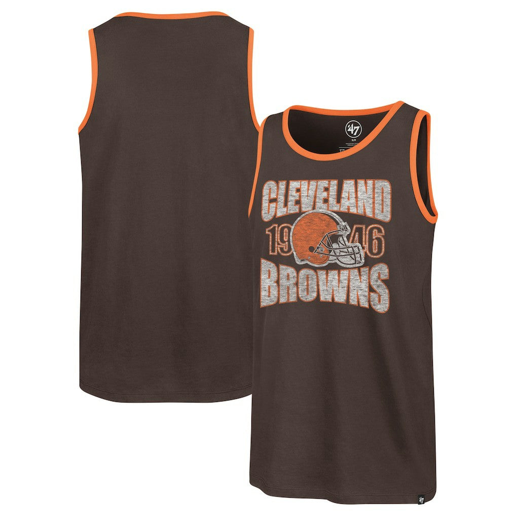 Cleveland Browns '47 Upload Franklin Tank Top - Brown outlet
