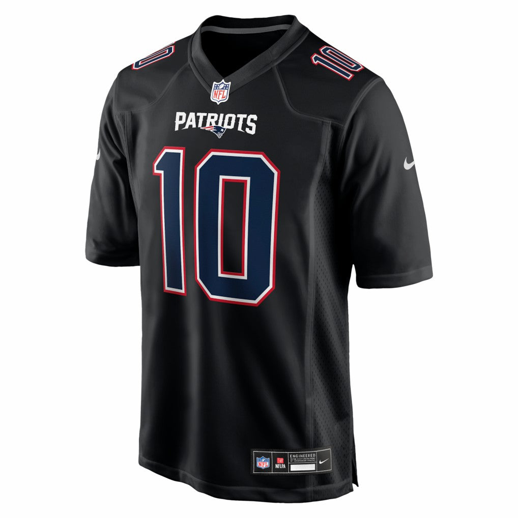 Drake Maye New England Patriots Fashion Game Jersey - Carbon Black | Nike cheap