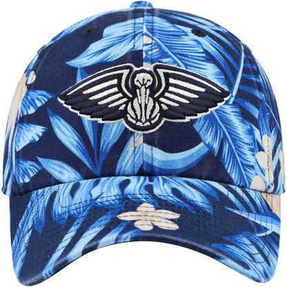 New Orleans Pelicans '47 Tropicalia Floral Clean Up Adjustable Hat - Navy | 47 brand cheap