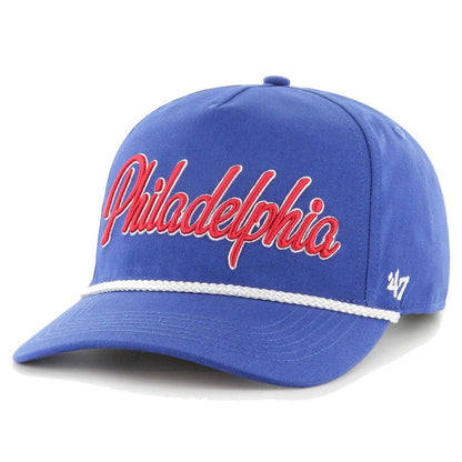 Philadelphia 76ers '47 Overhand Logo Hitch Adjustable Hat sale - Royal | 47 brand for sale
