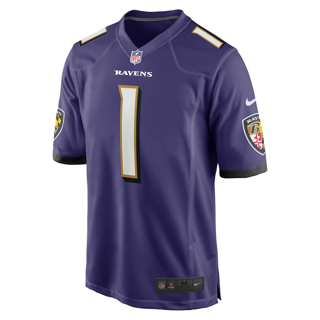 Number 1 Dad Baltimore Ravens Game Jersey - Purple | Nike sale
