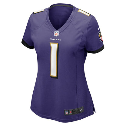 Number 1 Mom Baltimore Ravens Women's Game Jersey - Purple | Nike for sale