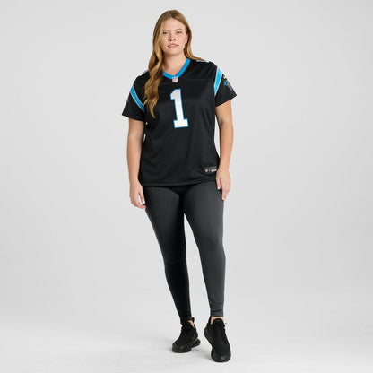 Number 1 Mom Carolina Panthers Women's Game Jersey - Black | Nike cheap