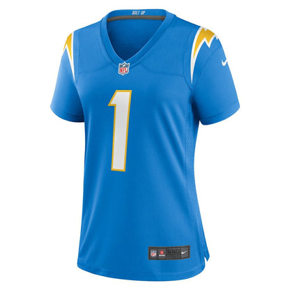 Number 1 Mom Los Angeles Chargers Women's Game Jersey - Powder Blue | Nike on sale