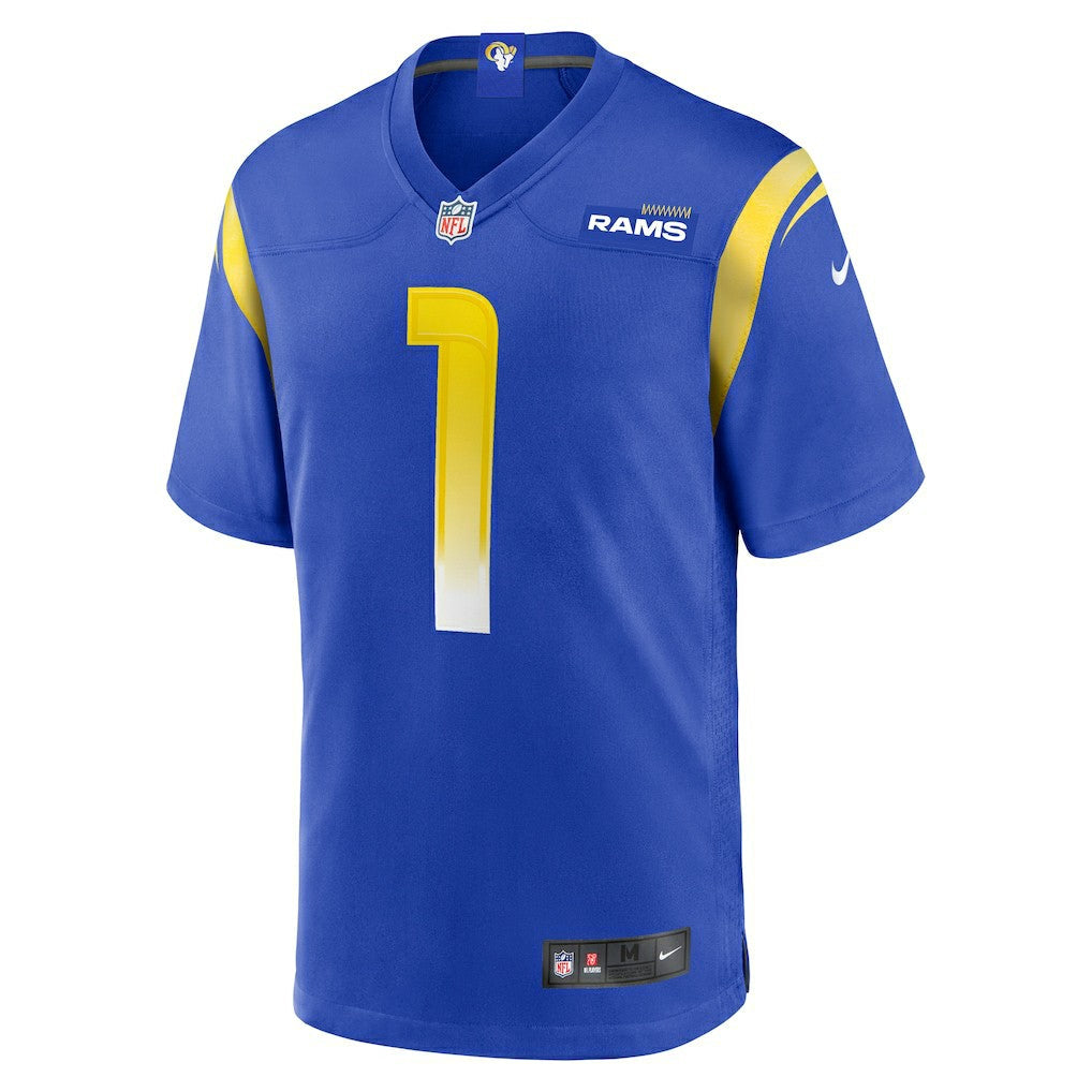 Number 1 Dad Los Angeles Rams Game Jersey - Royal | Nike discount