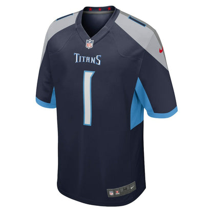 Number 1 Dad Tennessee Titans Game Jersey - Navy | Nike cheap
