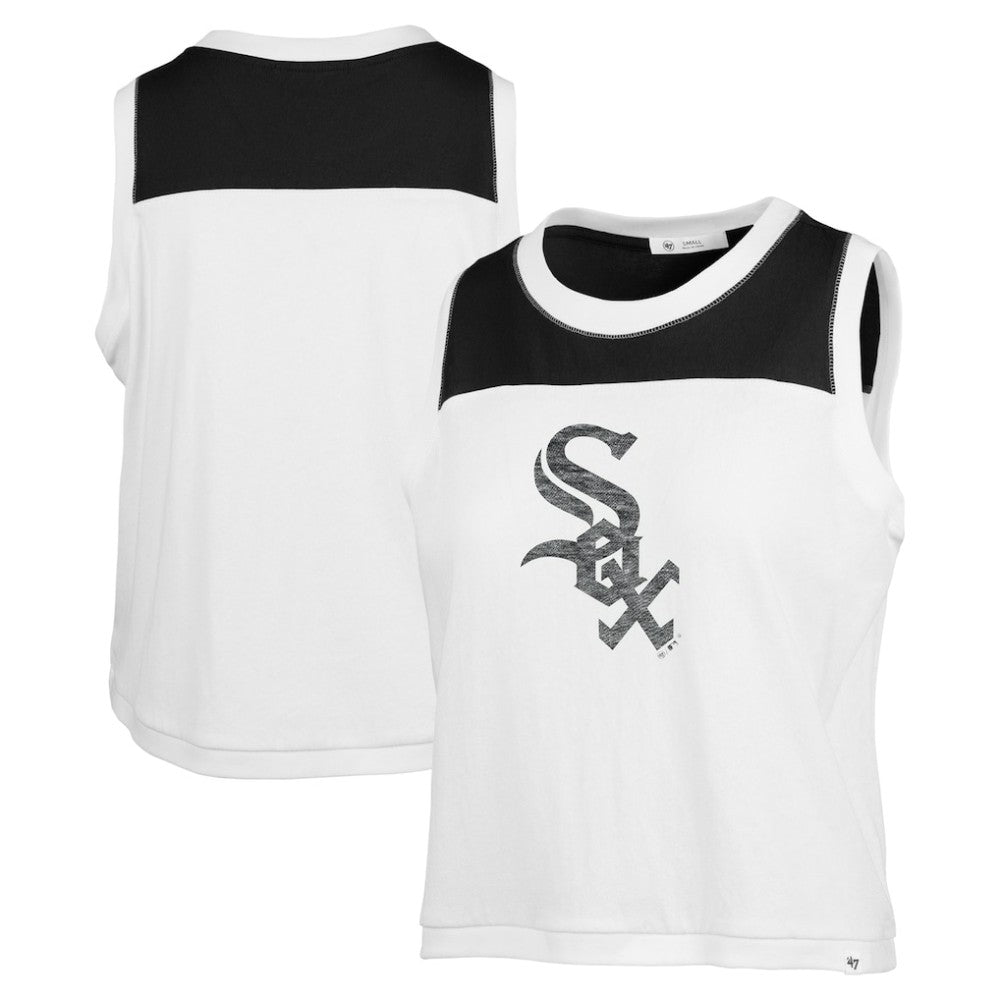 Chicago White Sox Women's Premier Zoey Waist Length Tank Top - White | 47 brand