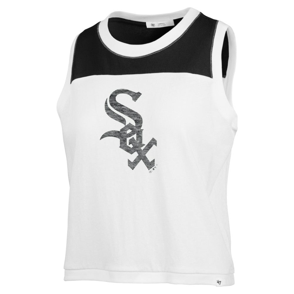 Chicago White Sox Women's Premier Zoey Waist Length Tank Top - White | 47 brand