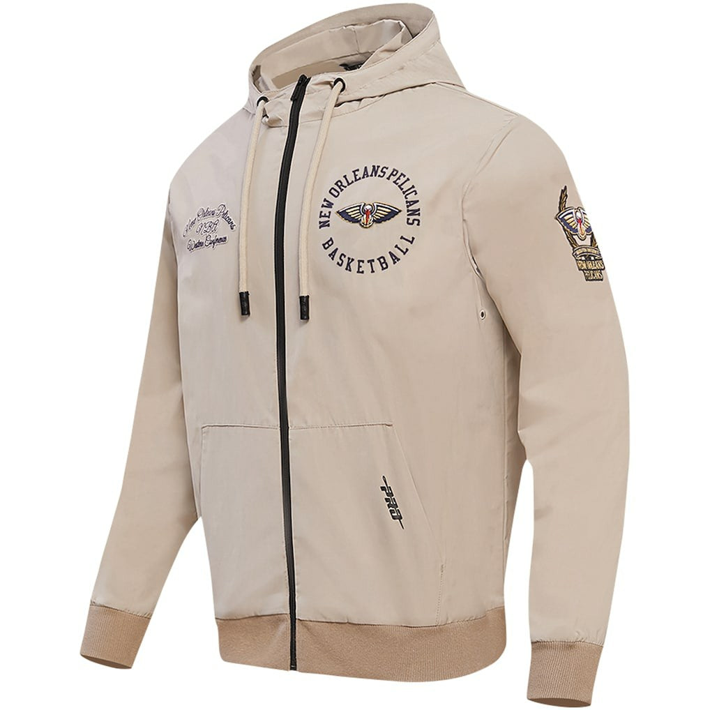 New Orleans Pelicans Pro Standard Hybrid Full-Zip Hoodie - Khaki outlet