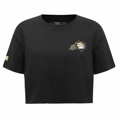 Phoenix Suns Pro Standard Women's Holiday Glam Boxy T-Shirt - Black outlet