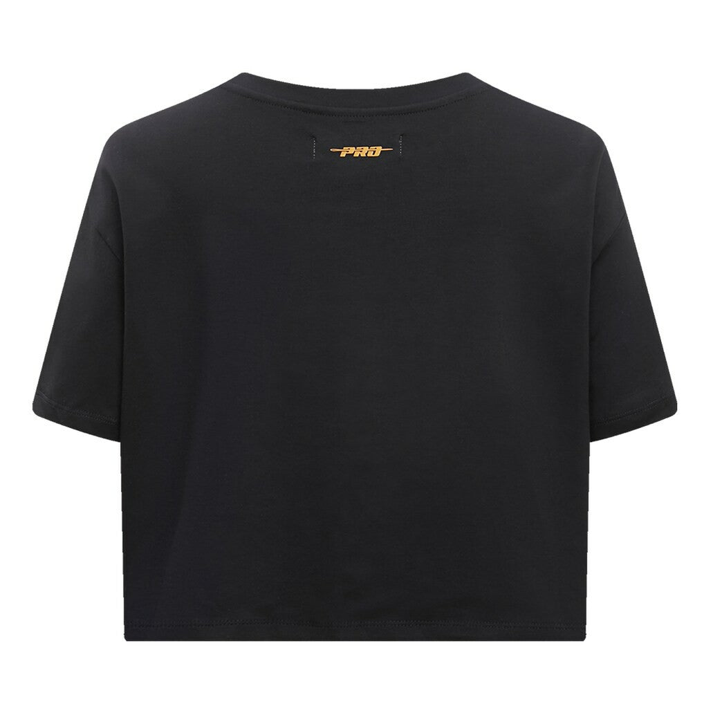 Brooklyn Nets Pro Standard Women's Holiday Glam Boxy T-Shirt - Black online