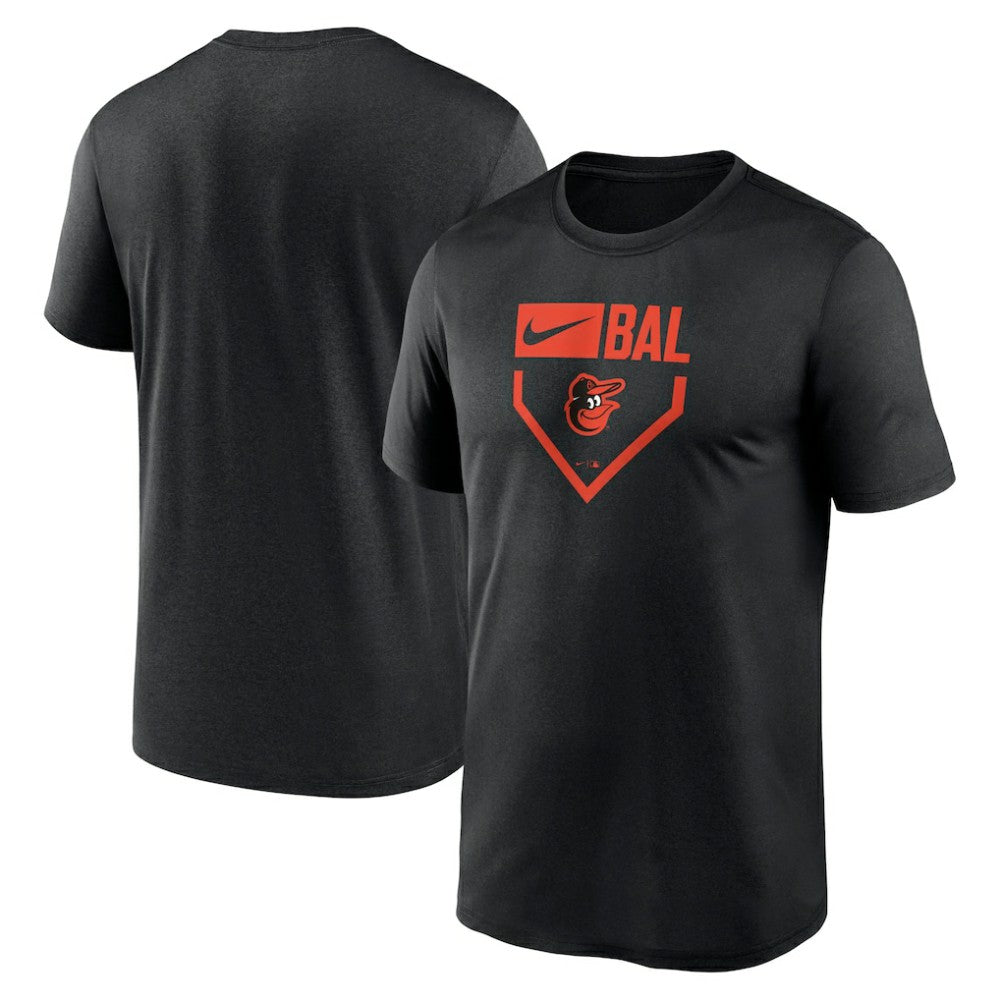Baltimore Orioles Home Plate Icon Legend Performance T-Shirt - Black | Nike