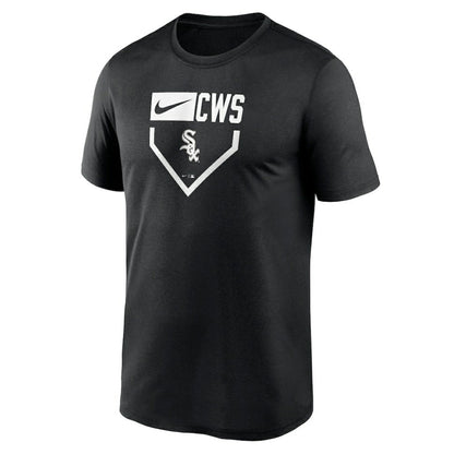 Chicago White Sox Home Plate Icon Legend Performance T-Shirt - Black | Nike