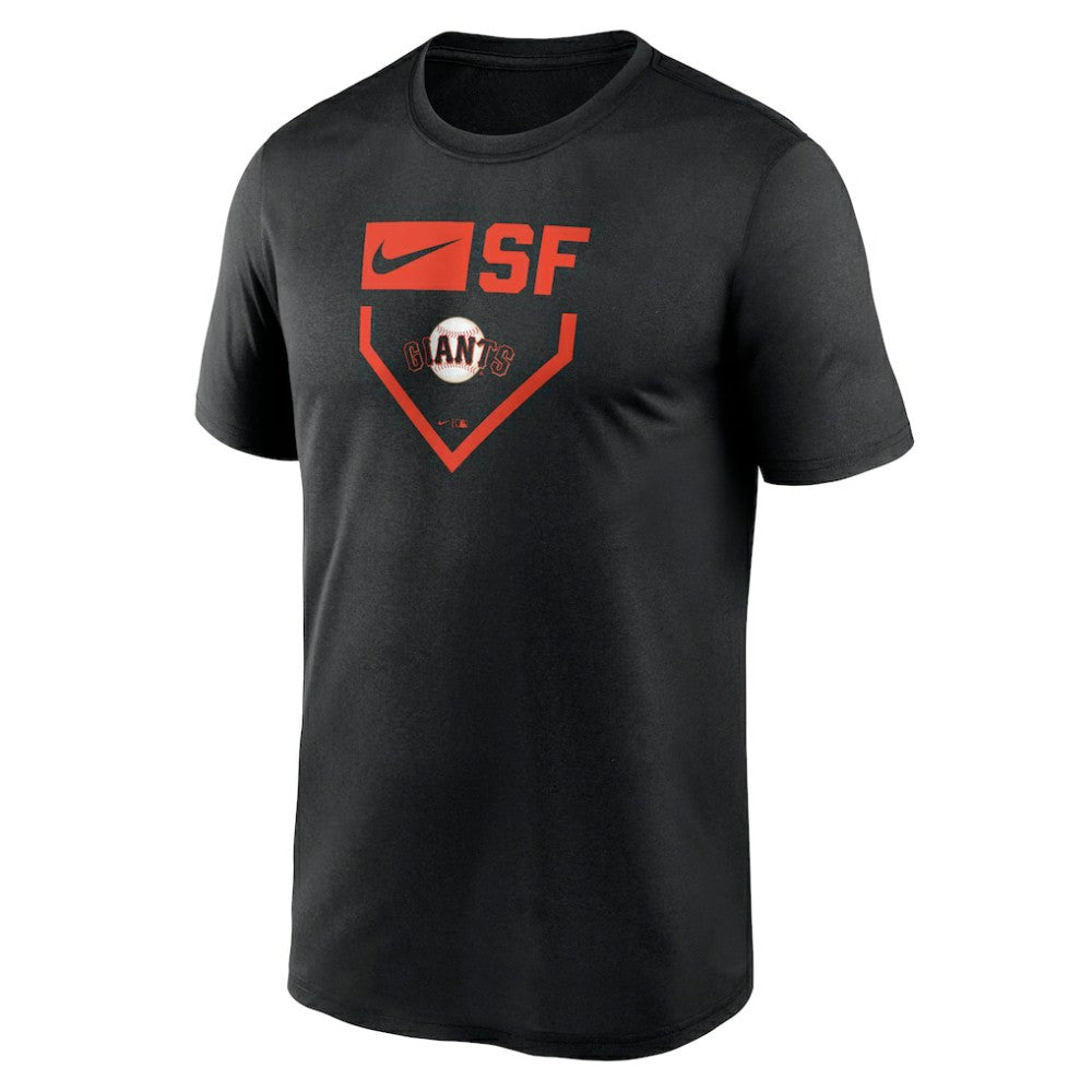 San Francisco Giants Home Plate Icon Legend Performance T-Shirt - Black | Nike