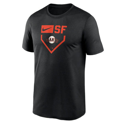 San Francisco Giants Home Plate Icon Legend Performance T-Shirt - Black | Nike