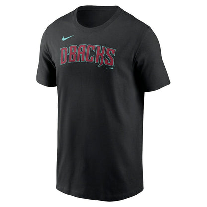 Arizona Diamondbacks Wordmark T-Shirt - Black | Nike
