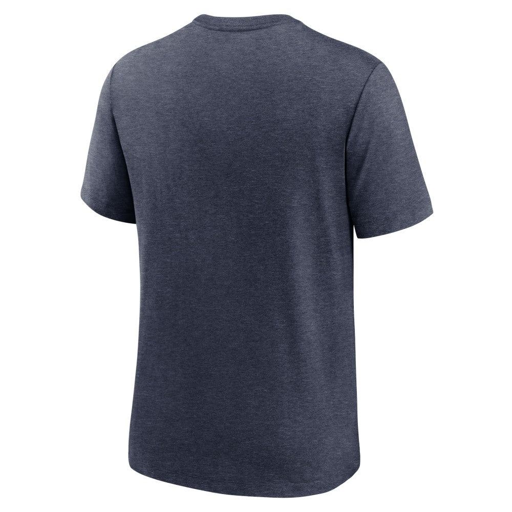 Milwaukee Brewers Swing Big Tri-Blend T-Shirt - Heather Navy | Nike