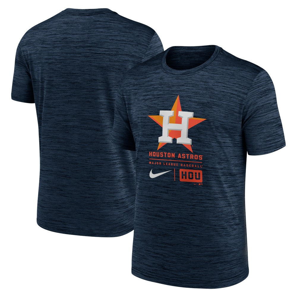 Houston Astros Large Logo Velocity T-Shirt - Navy | Nike