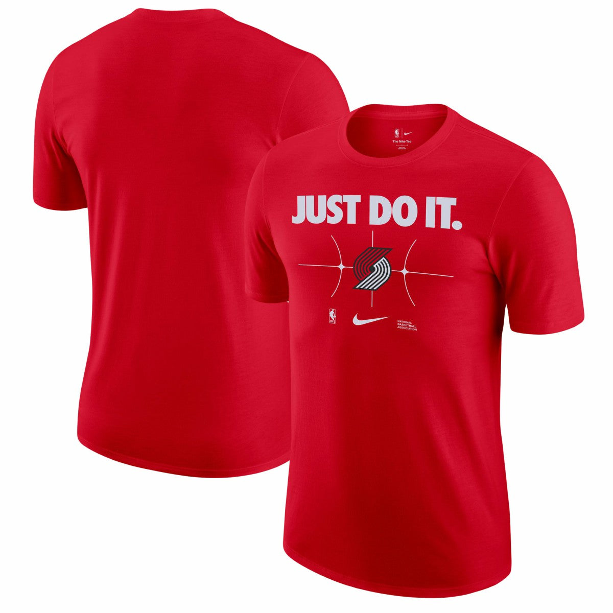 Portland Trail Blazers Just Do It T-Shirt - Red | Nike shop