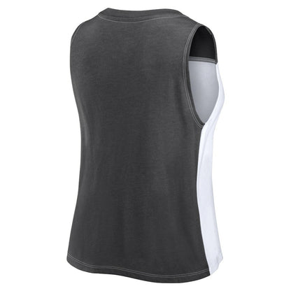 Chicago White Sox Women's Color-Block Tank Top - Black/White