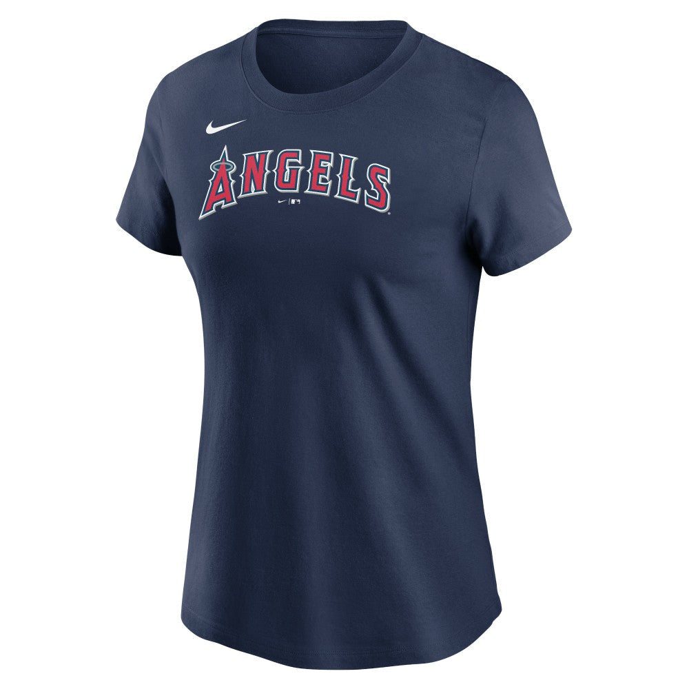 Los Angeles Angels Women's Wordmark T-Shirt - Navy | Nike
