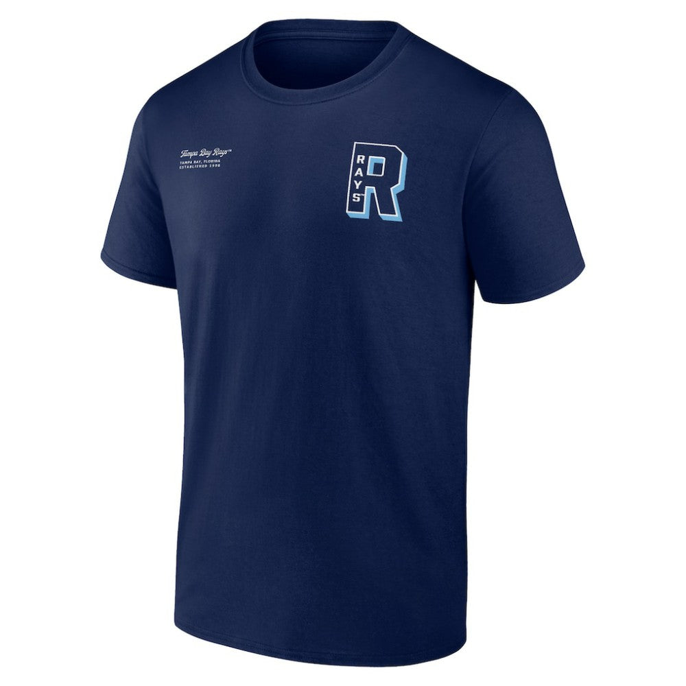 Tampa Bay Rays Split Zone T-Shirt - Navy