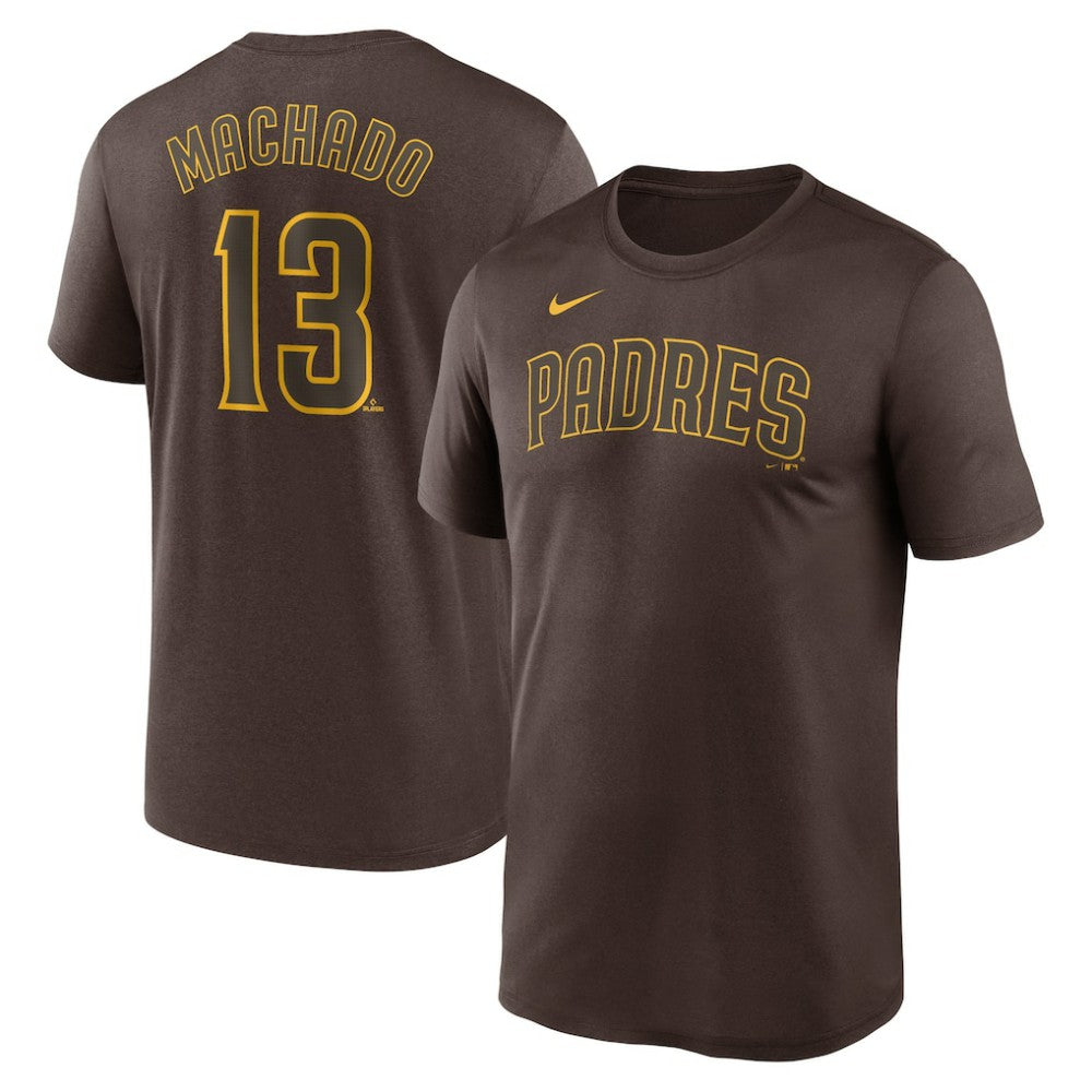 Manny Machado San Diego Padres Legend Name & Number Performance T-Shirt - Brown | Nike